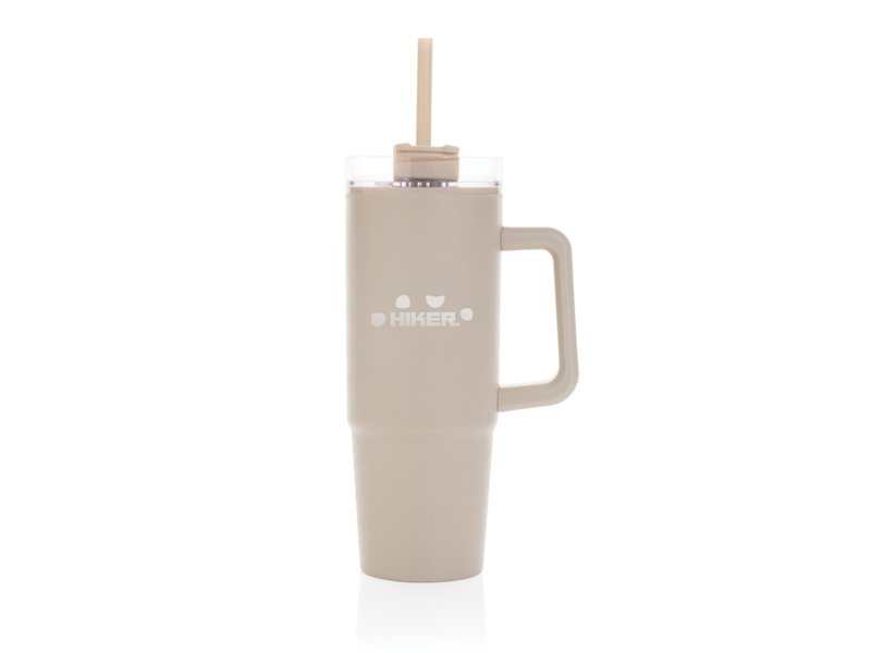 Tana Gerecyclede Plastic Tumbler met Handvat 900 ml - Duurzame Drinkfles | Totziens Promotions Tana Gerecyclede Plastic Tumbler met Handvat 900 ml - Duurzame Drinkfles | Totziens Promotions