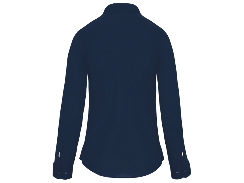 Kariban Damesblouse met "Mao" kraag lange mouwen Kariban Damesblouse met "Mao" kraag lange mouwen