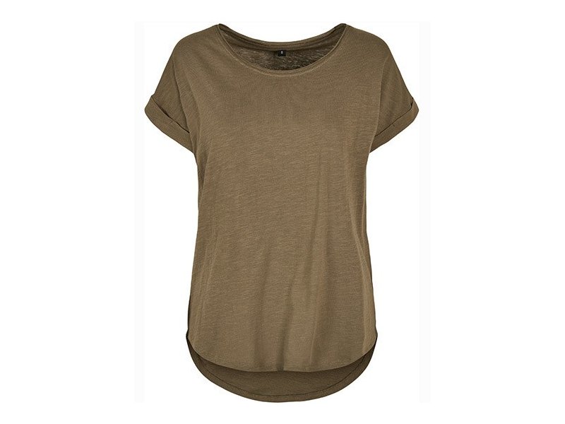 Build Your Brand - Ladies´ Long Slub Tee Build Your Brand - Ladies´ Long Slub Tee