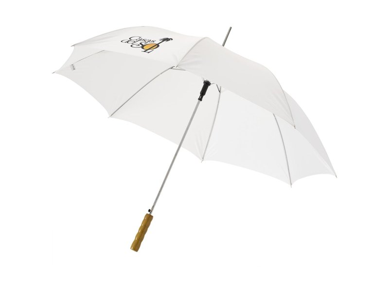 Lisa 23'' automatische paraplu met houten handvat