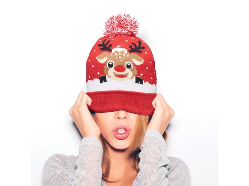 Gebreide kerstmuts Shimas