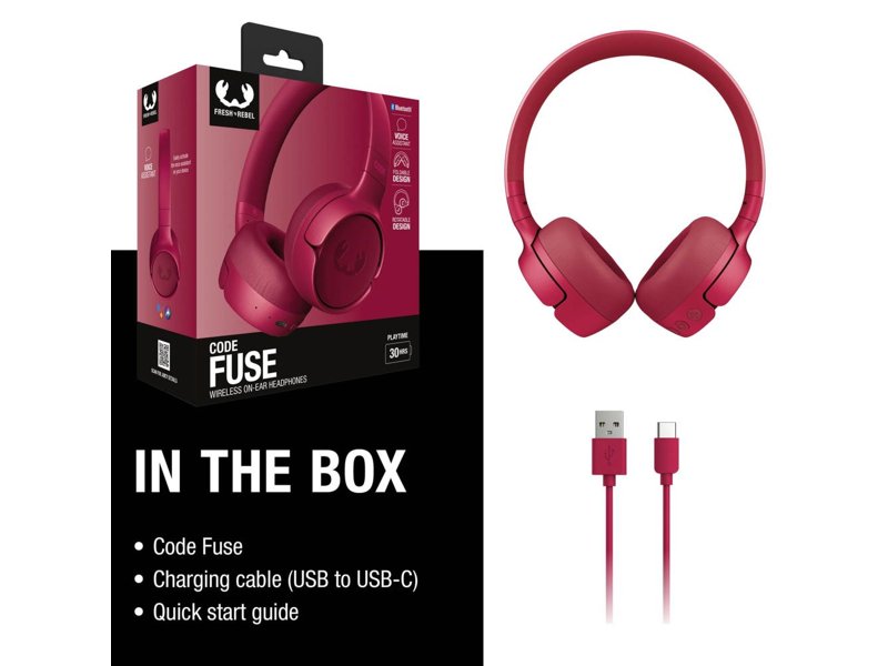 3HP1100 Code Fuse-Wireless on-ear headphone