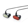 Lumino RCS rplastic USB-oplaadbare fietslamp set