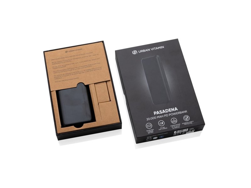 Urban Vitamin Pasadena 20.000 mAh 18W PD powerbank