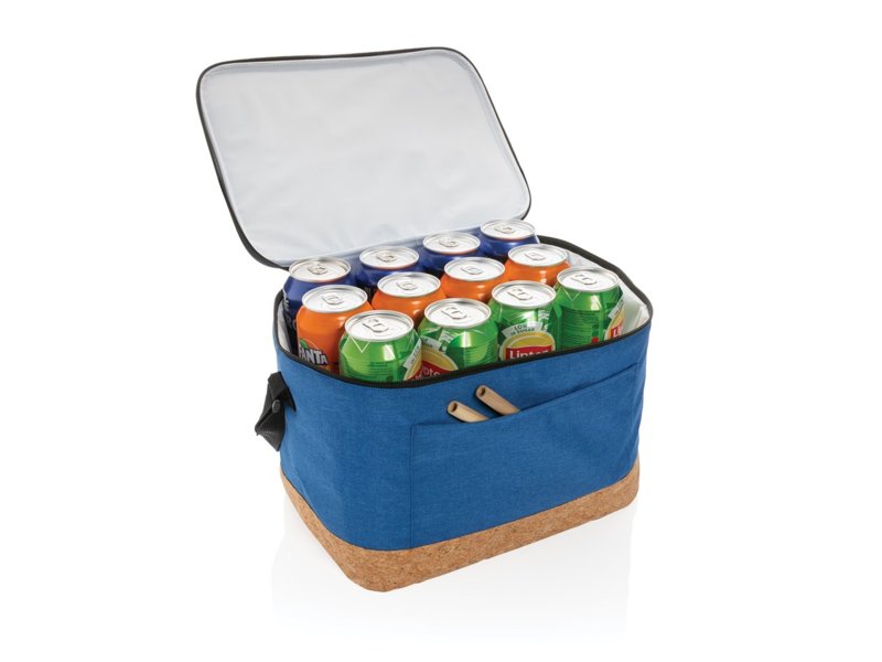 Impact AWARE™ XL RPET two tone koeltas met kurken detail Impact AWARE™ XL RPET two tone koeltas met kurken detail