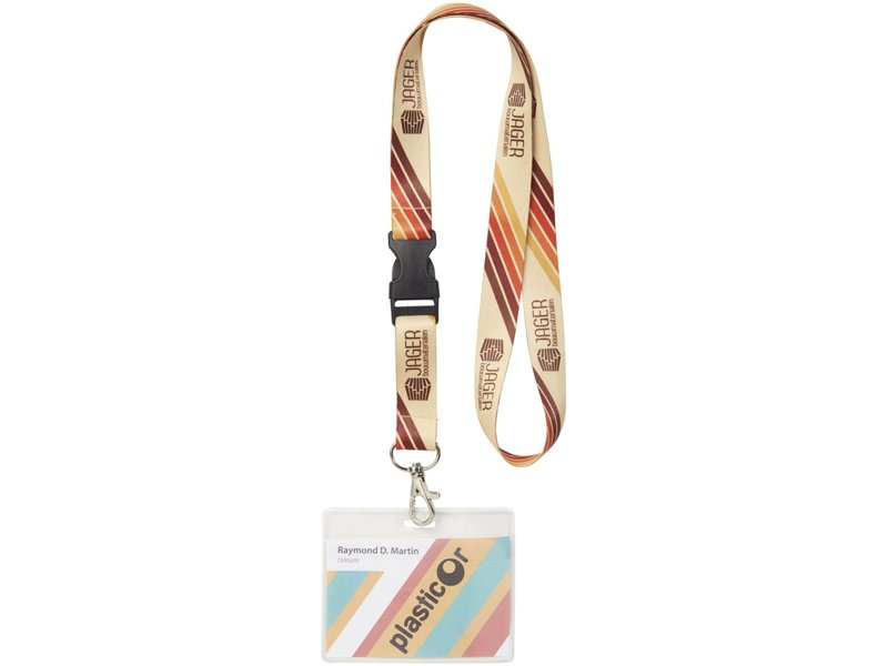 Bucks lanyard in kleur (dubbelzijdig)