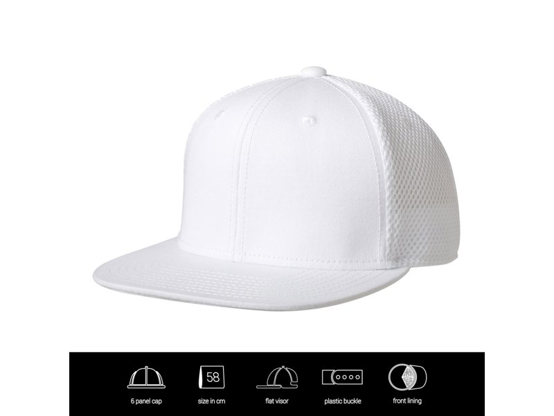 Exlusive Snap Back Flat Visor Airmesh Cap
