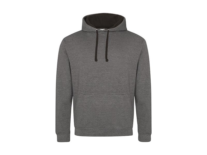 Hooded sweater met kleurige accenten, goedkoop bedrukken van sweaters Hooded sweater met kleurige accenten, goedkoop bedrukken van sweaters