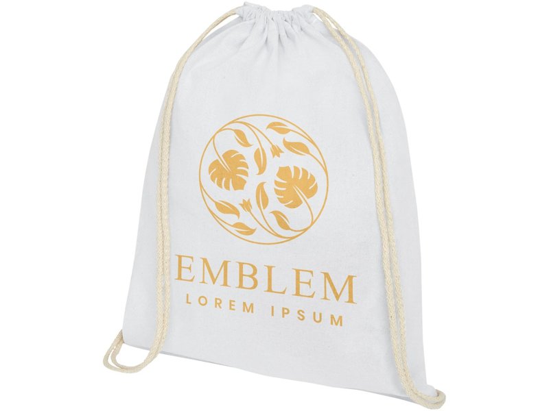 Oregon 140 g/m² katoenen rugzak met trekkoordsluiting 5L